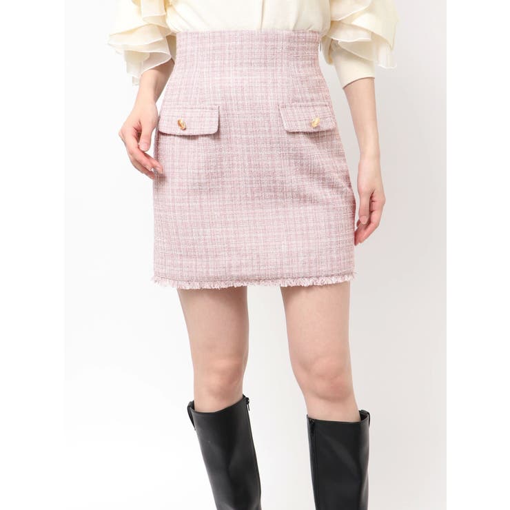 ポケットミニスカート/ツイード | dazzlin | 詳細画像44 
