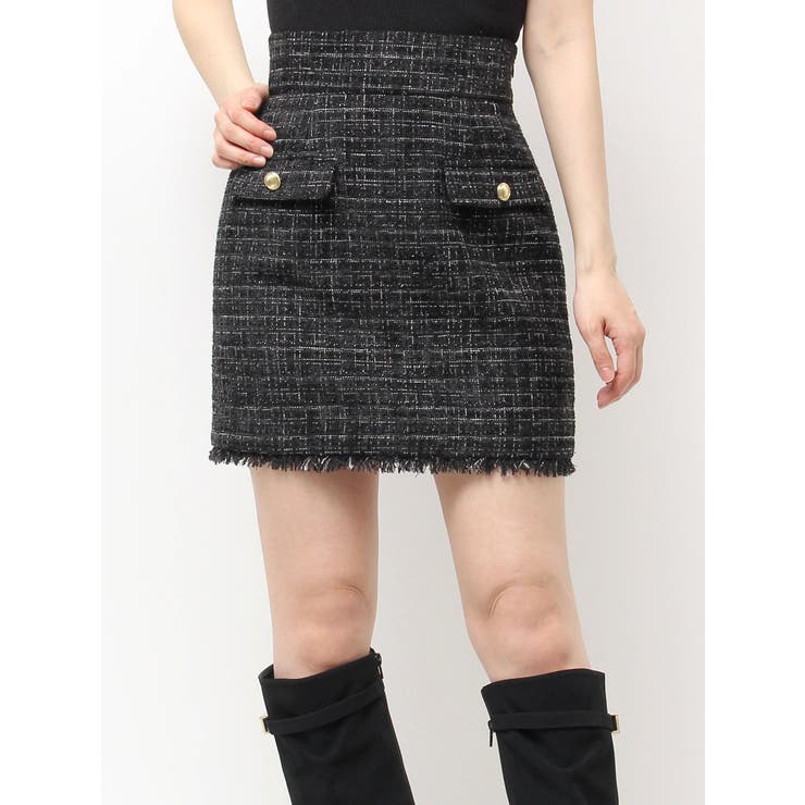 ポケットミニスカート/ツイード | dazzlin | 詳細画像45 