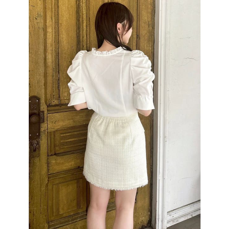 ポケットミニスカート/ツイード | dazzlin | 詳細画像8 