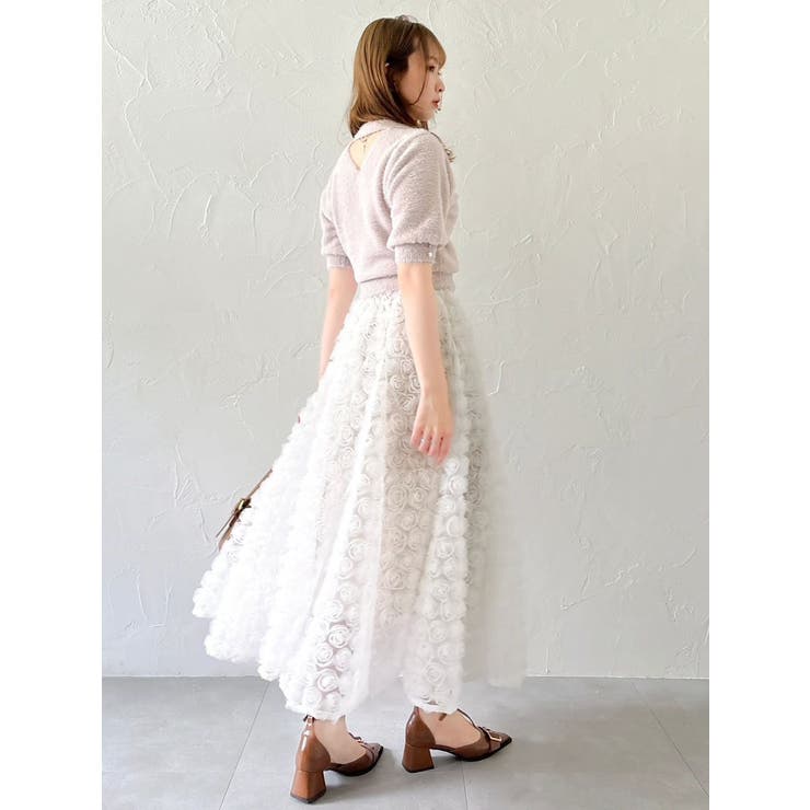 モチーフボリュームフレアスカート | dazzlin | 詳細画像37 