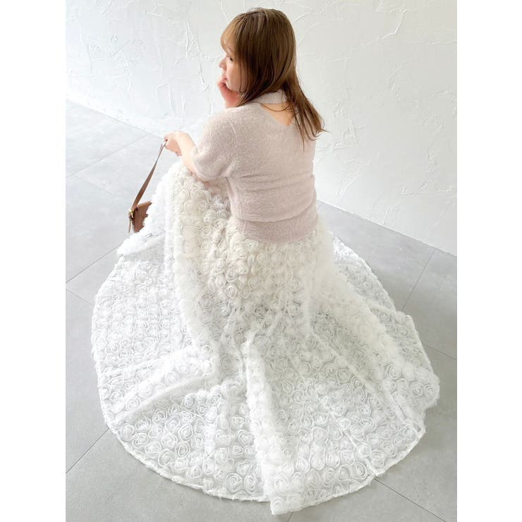 モチーフボリュームフレアスカート | dazzlin | 詳細画像38 