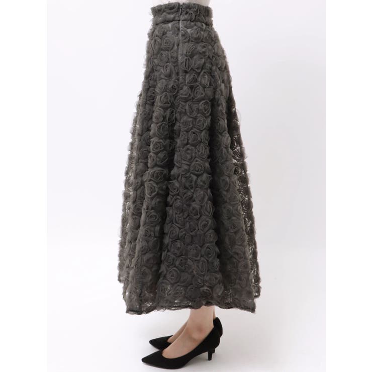 モチーフボリュームフレアスカート | dazzlin | 詳細画像42 