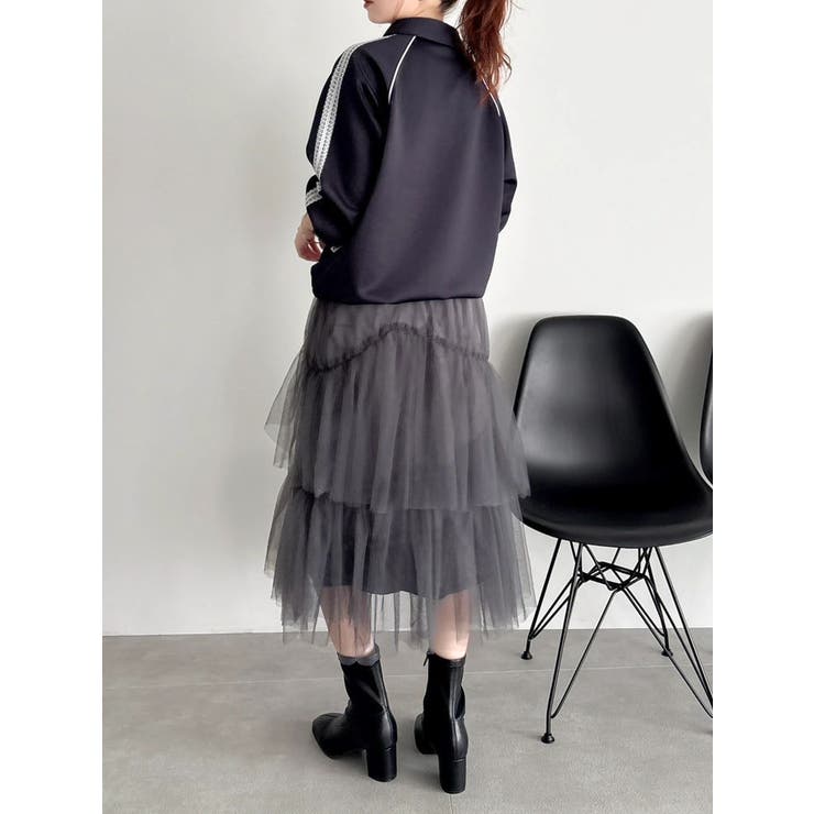 【FILA別注】アシメチュールティアードスカート | dazzlin | 詳細画像6 