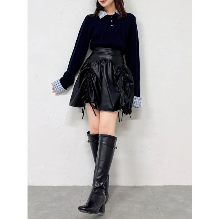 ギャザーバルーン2WAYスカート | dazzlin | 詳細画像10 