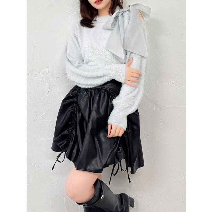 ギャザーバルーン2WAYスカート | dazzlin | 詳細画像3 