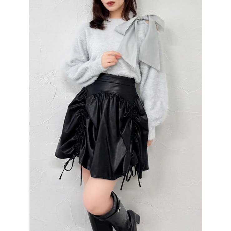 ギャザーバルーン2WAYスカート | dazzlin | 詳細画像4 