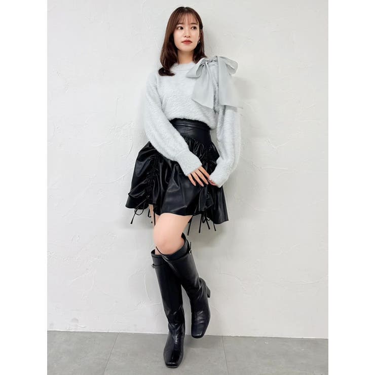 ギャザーバルーン2WAYスカート | dazzlin | 詳細画像6 