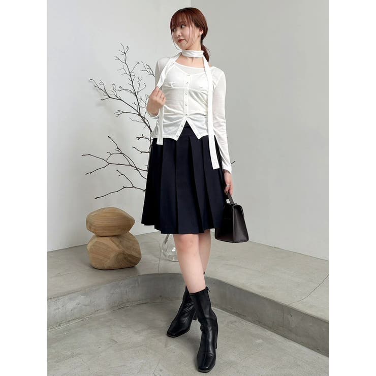 ミディアシメプリーツスカート | dazzlin | 詳細画像13 