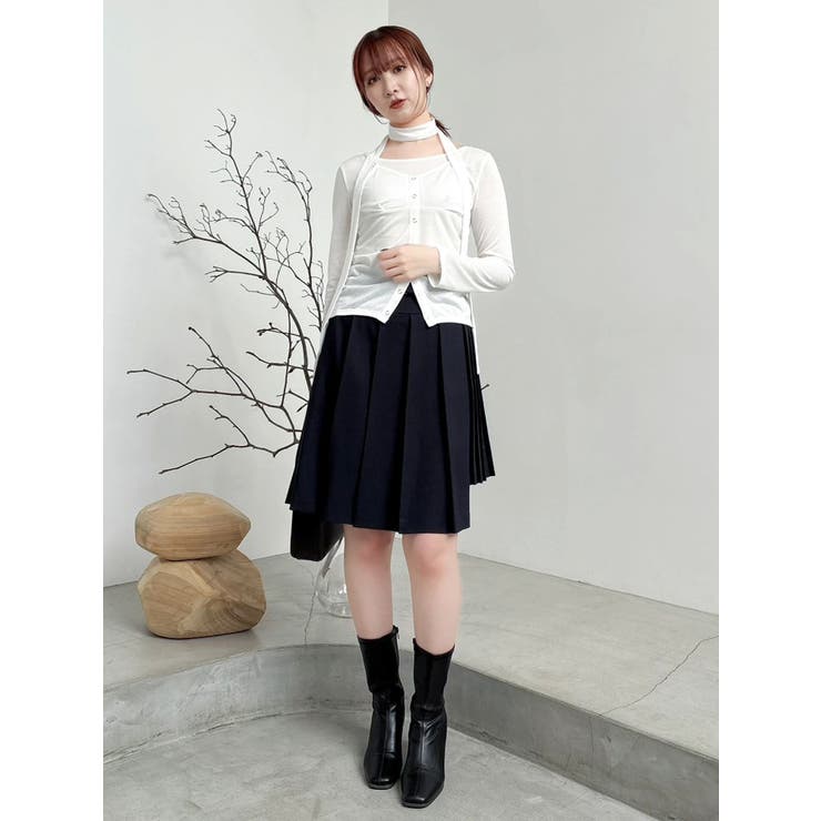 ミディアシメプリーツスカート | dazzlin | 詳細画像14 