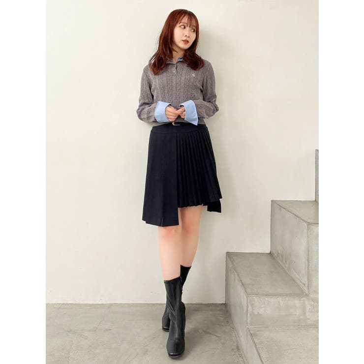 ミディアシメプリーツスカート | dazzlin | 詳細画像3 