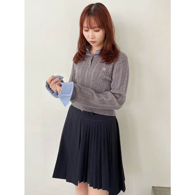 ミディアシメプリーツスカート | dazzlin | 詳細画像6 