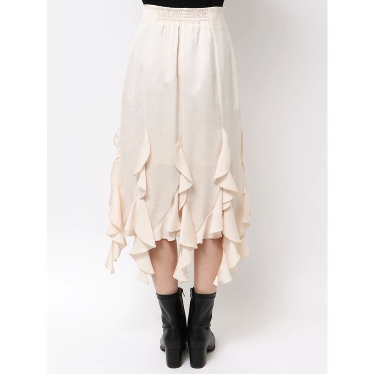 フリルスリットサテンスカート | dazzlin | 詳細画像21 