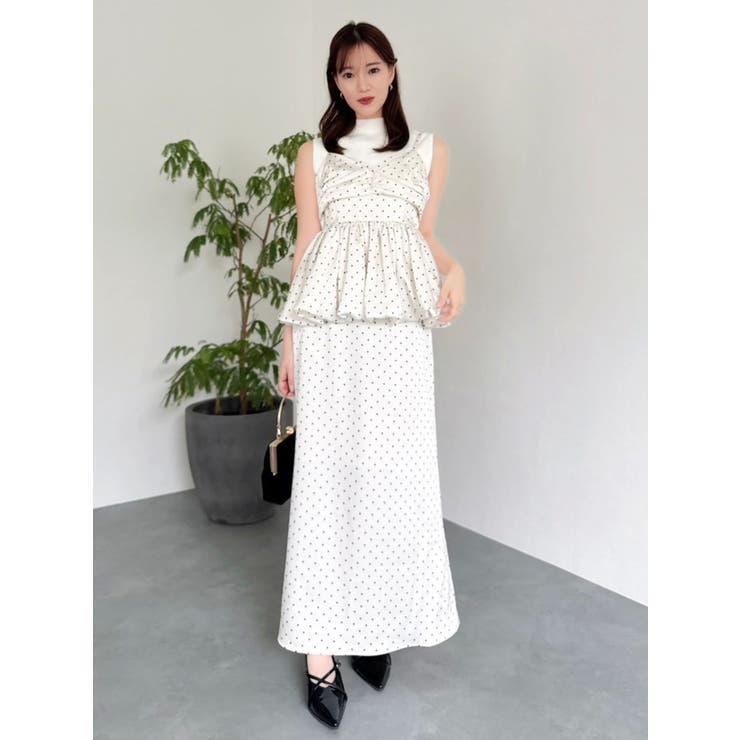 サテンナロースリットスカート | dazzlin | 詳細画像13 