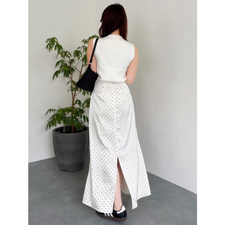 サテンナロースリットスカート | dazzlin | 詳細画像16 