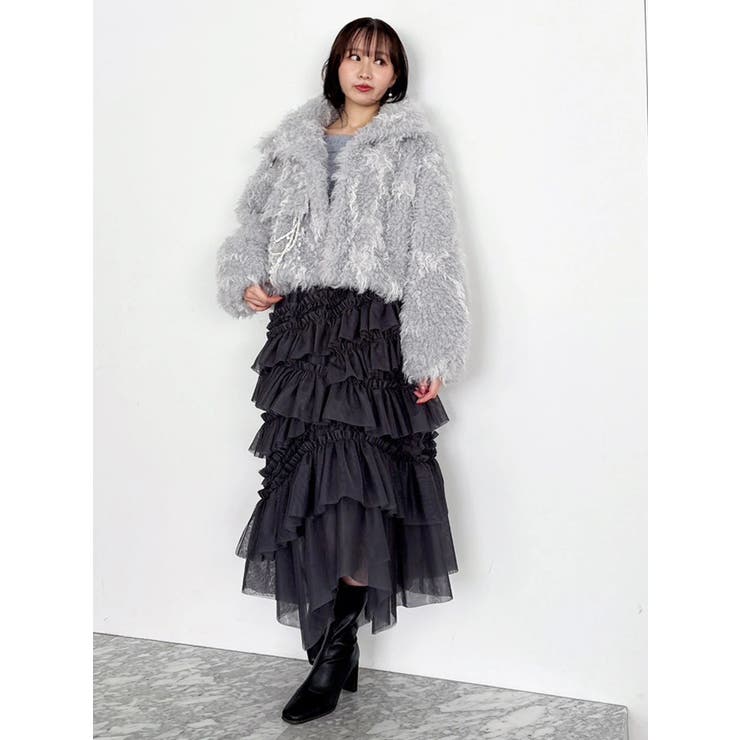 ランダムティアードチュールスカート | dazzlin | 詳細画像15 