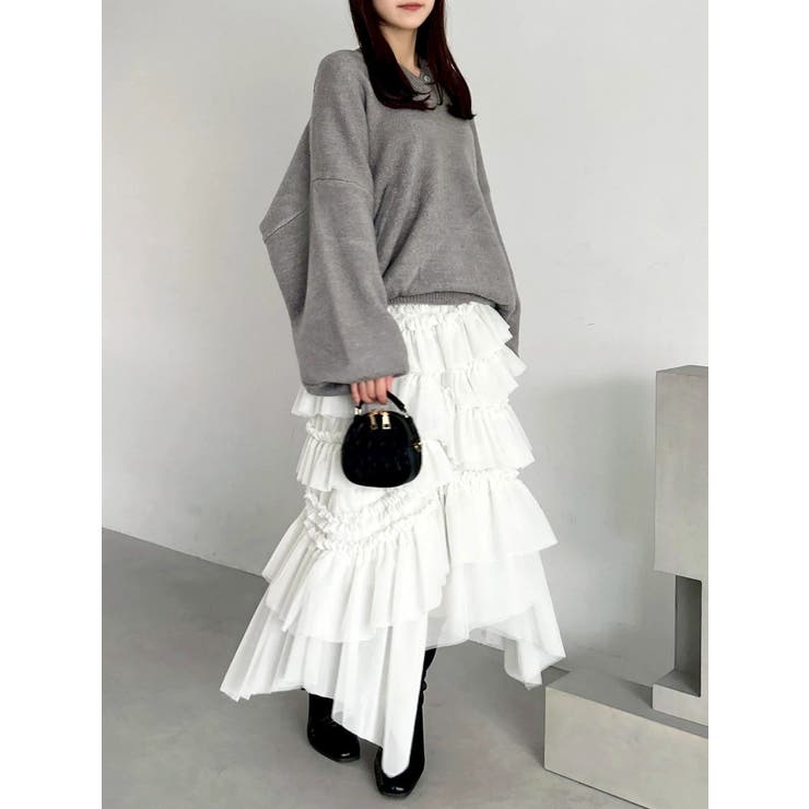 ランダムティアードチュールスカート | dazzlin | 詳細画像18 