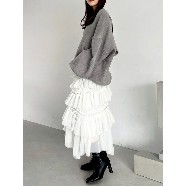 ランダムティアードチュールスカート | dazzlin | 詳細画像19 