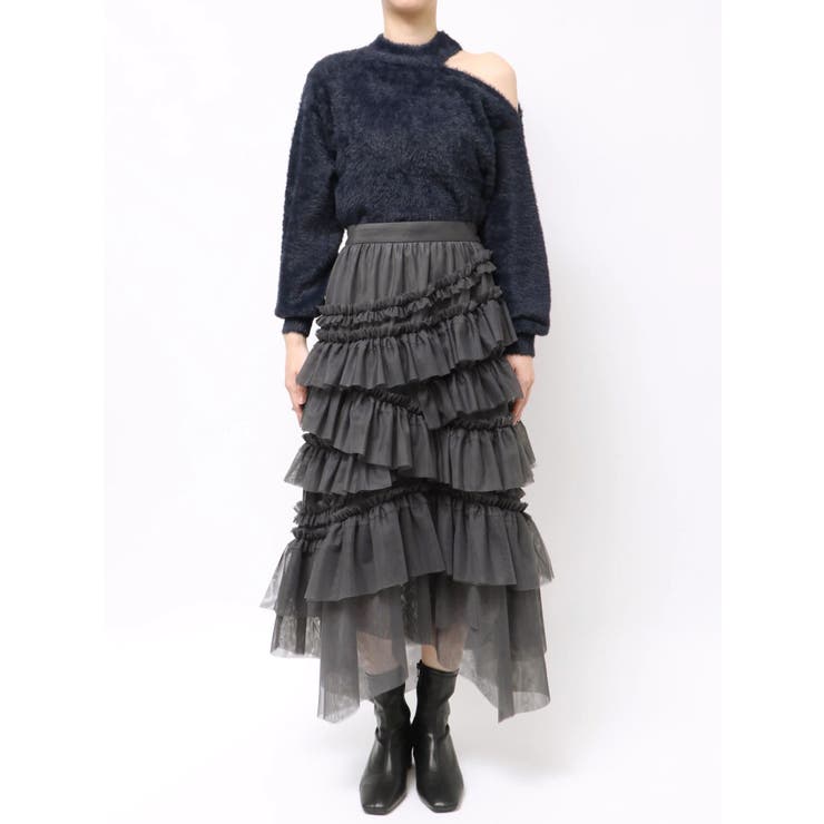 ランダムティアードチュールスカート | dazzlin | 詳細画像30 