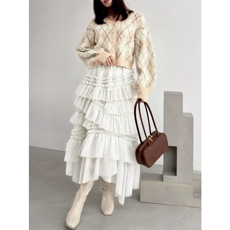 ランダムティアードチュールスカート | dazzlin | 詳細画像5 