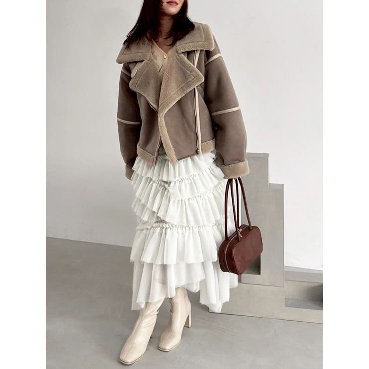 ランダムティアードチュールスカート | dazzlin | 詳細画像8 