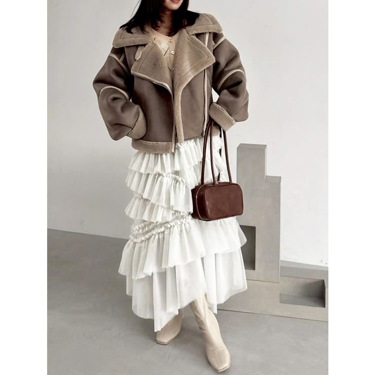 ランダムティアードチュールスカート | dazzlin | 詳細画像9 