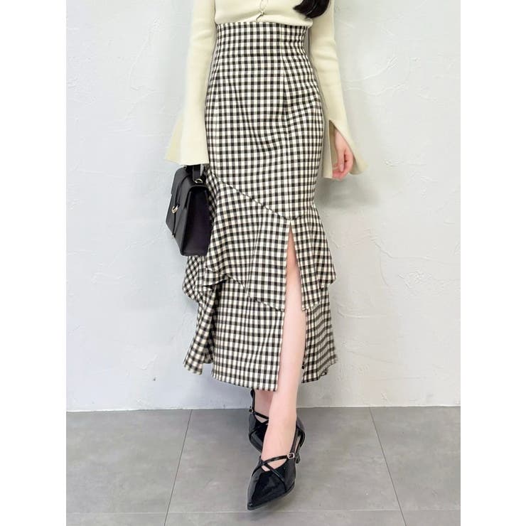 バックレースアップアシメマーメイドスカート | dazzlin | 詳細画像28 