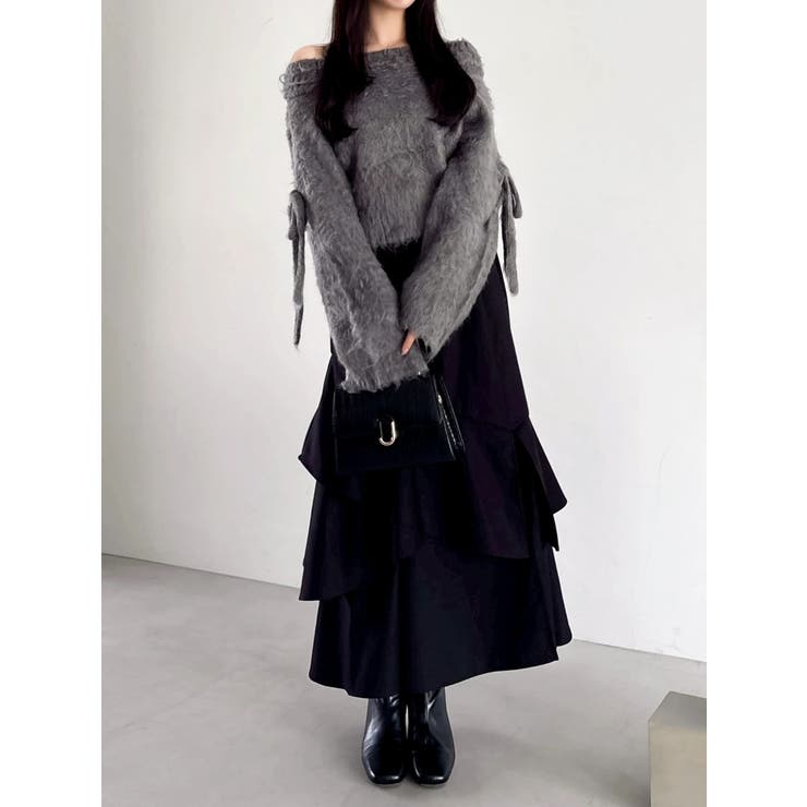 バックレースアップアシメマーメイドスカート | dazzlin | 詳細画像39 