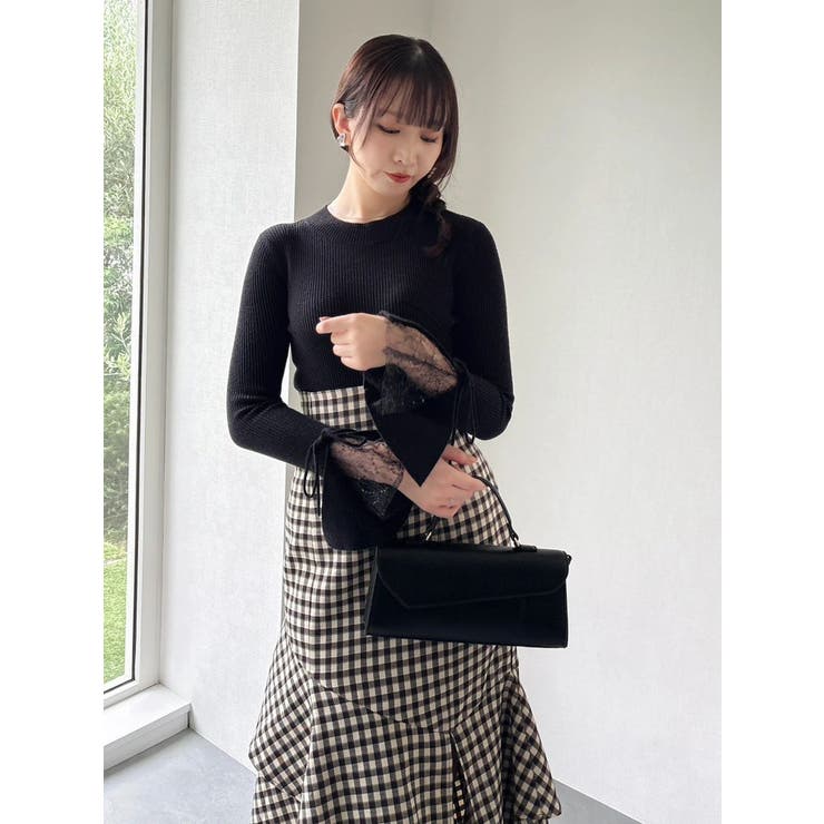 バックレースアップアシメマーメイドスカート | dazzlin | 詳細画像44 