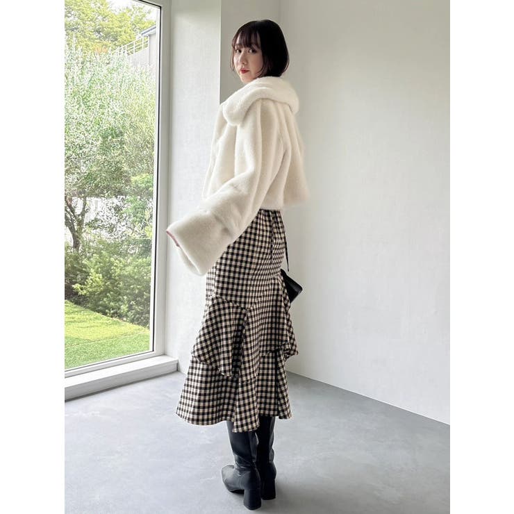 バックレースアップアシメマーメイドスカート | dazzlin | 詳細画像46 