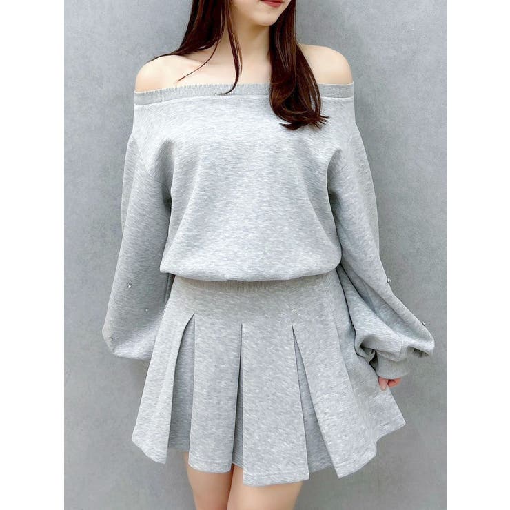 【20周年記念復刻！/セットアップ対応】ボックスプリーツカットミニスカート | dazzlin | 詳細画像13 