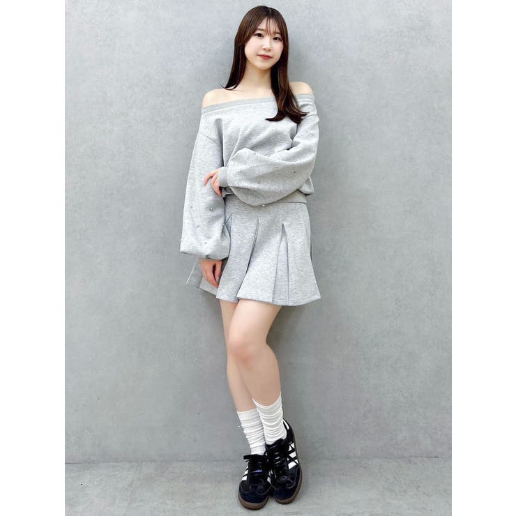 【20周年記念復刻！/セットアップ対応】ボックスプリーツカットミニスカート | dazzlin | 詳細画像15 