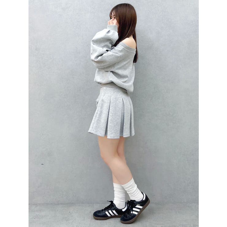 【20周年記念復刻！/セットアップ対応】ボックスプリーツカットミニスカート | dazzlin | 詳細画像16 