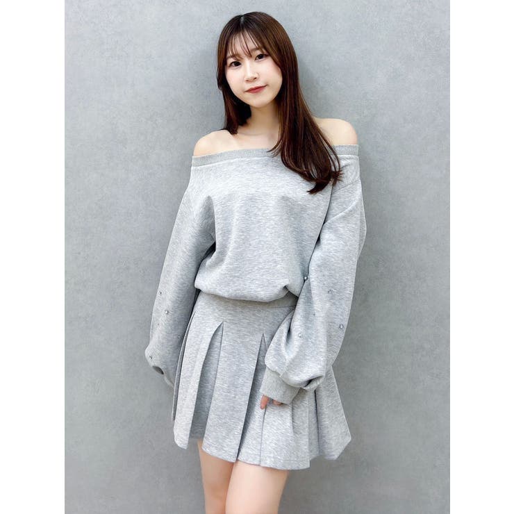 【20周年記念復刻！/セットアップ対応】ボックスプリーツカットミニスカート | dazzlin | 詳細画像17 