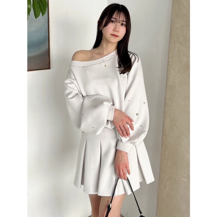 【20周年記念復刻！/セットアップ対応】ボックスプリーツカットミニスカート | dazzlin | 詳細画像25 