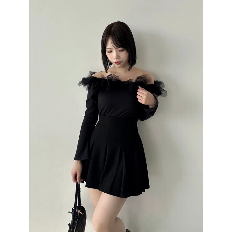 【20周年記念復刻！/セットアップ対応】ボックスプリーツカットミニスカート | dazzlin | 詳細画像37 