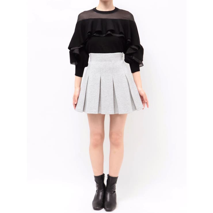 【20周年記念復刻！/セットアップ対応】ボックスプリーツカットミニスカート | dazzlin | 詳細画像46 