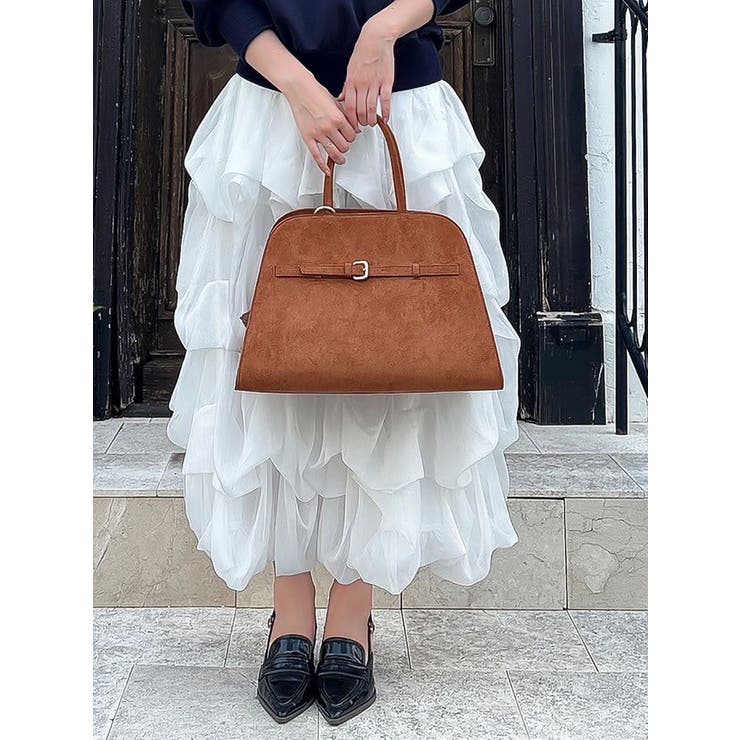 キャメル | フェイクスエードビッグバッグ | dazzlin