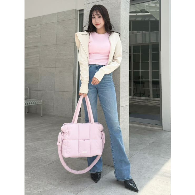 【吉田朱里】マシュマロトートバッグ | dazzlin | 詳細画像22 