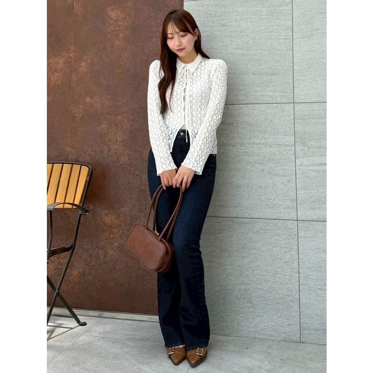 【吉田朱里】メイクアップフレアデニムパンツ | dazzlin | 詳細画像19 