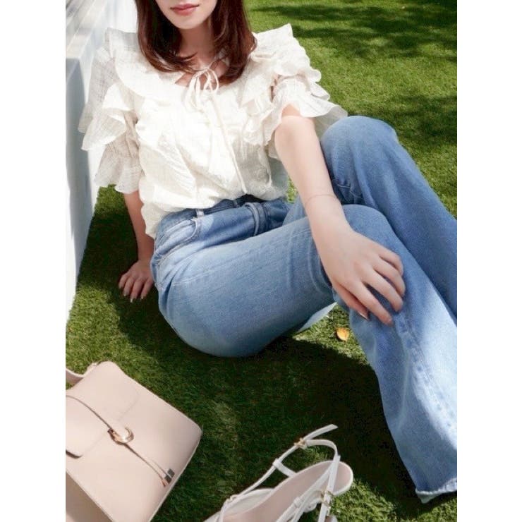 【吉田朱里】メイクアップフレアデニムパンツ | dazzlin | 詳細画像28 