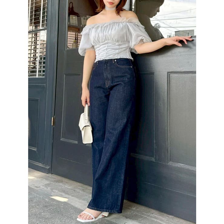 スラッカーデニムパンツ | dazzlin | 詳細画像20 