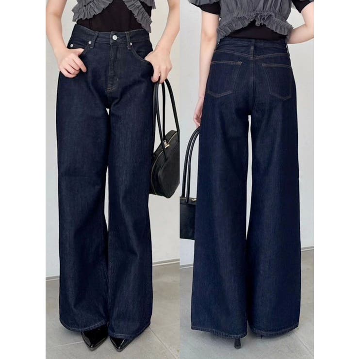 インディゴ | スラッカーデニムパンツ | dazzlin