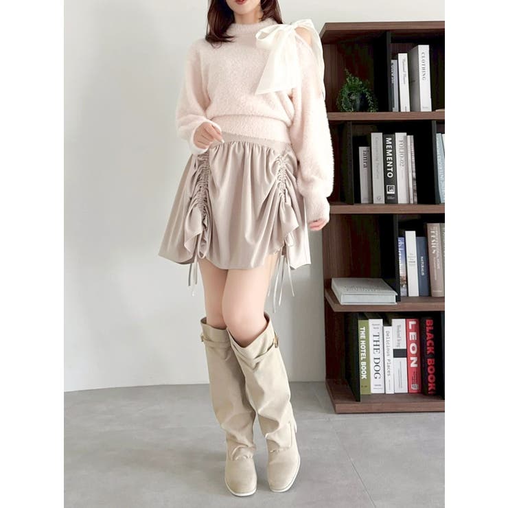 ワンショルミニシャギーニットトップス | dazzlin | 詳細画像11 