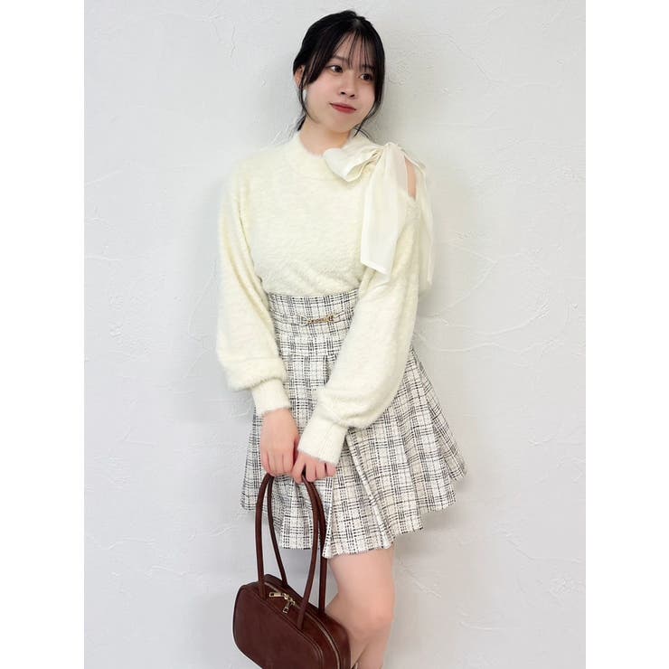 ワンショルミニシャギーニットトップス | dazzlin | 詳細画像29 