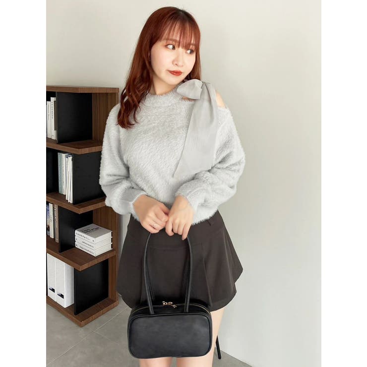 ワンショルミニシャギーニットトップス | dazzlin | 詳細画像45 