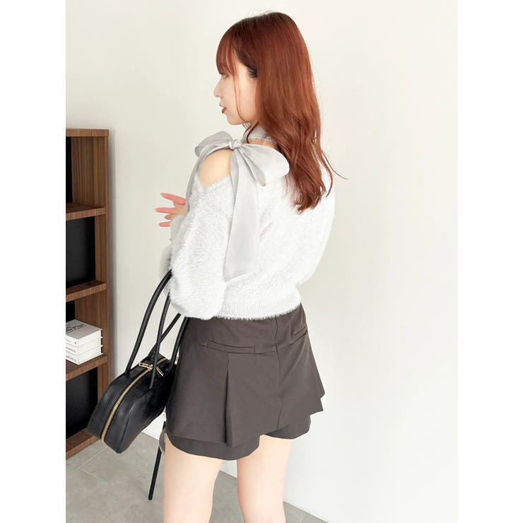 ワンショルミニシャギーニットトップス | dazzlin | 詳細画像46 