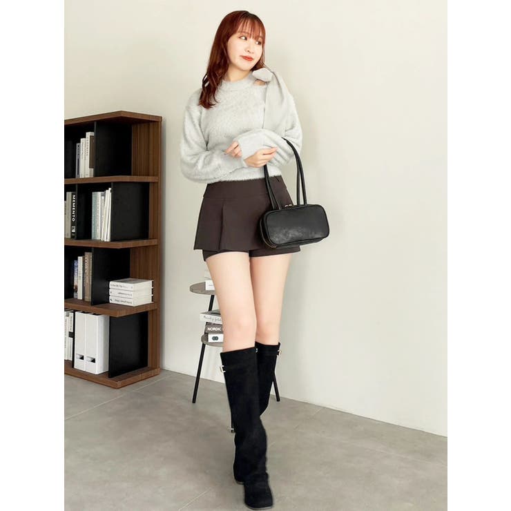 ワンショルミニシャギーニットトップス | dazzlin | 詳細画像48 