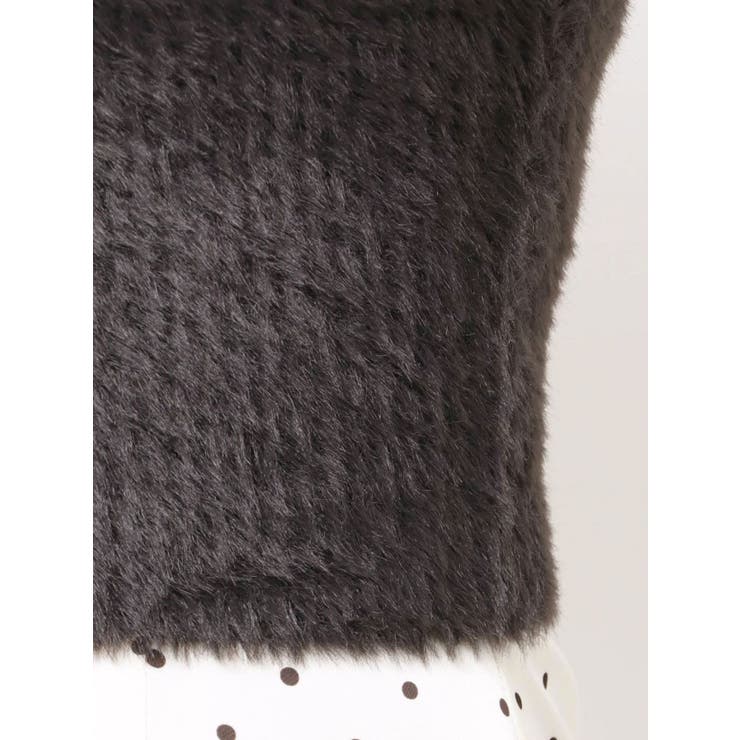 チョーカー付ミニシャギーニットキャミソール | dazzlin | 詳細画像37 