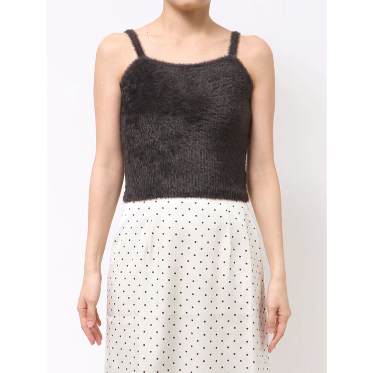 チョーカー付ミニシャギーニットキャミソール | dazzlin | 詳細画像39 