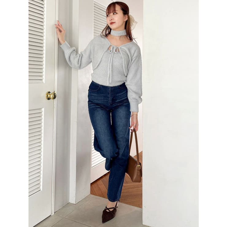 ミニシャギーニットボレロ | dazzlin | 詳細画像11 